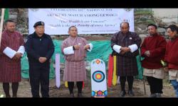 Archery tournament among Gewogs to mark the National Day celebration